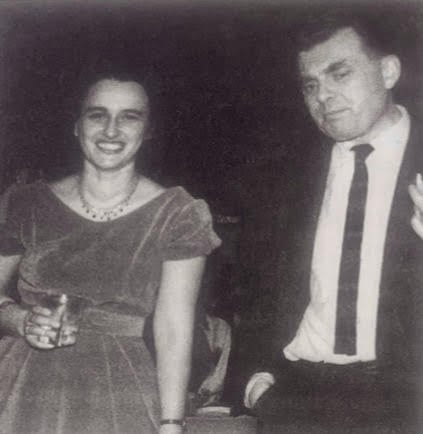 Jadwiga Maurer i Czesław Miłosz, Berkeley. Z archiwum J. Maurer [„Posłowie” w J. Maurer„Sobowtóry”]