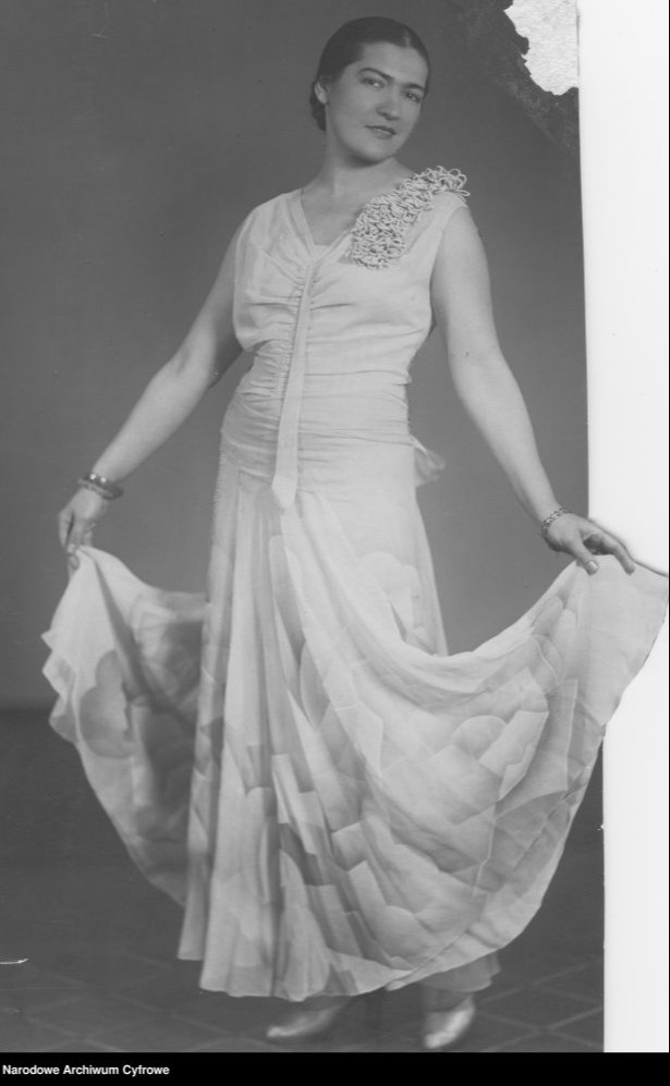 Zofia  Raczyńska-Arciszewska, Fotografia portretowa, 1928 rok. Ze zbiorów Narodowego Archiwum Cyfrowego, syg. 3/1/10/11/4085